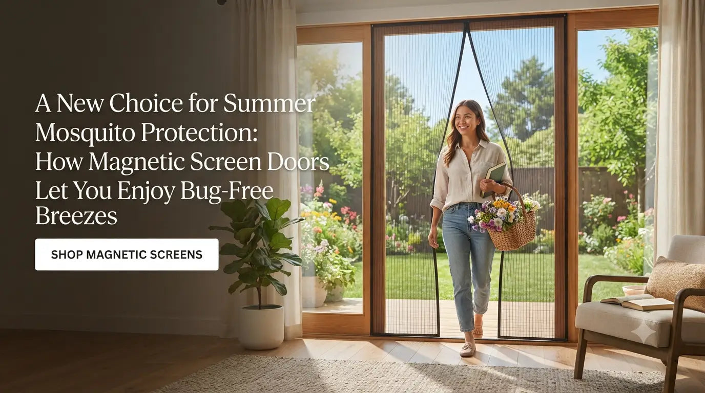 A New Choice for Summer Mosquito Protection How Magnetic Screen Doors Let You Enjoy Bug-Free Breezes