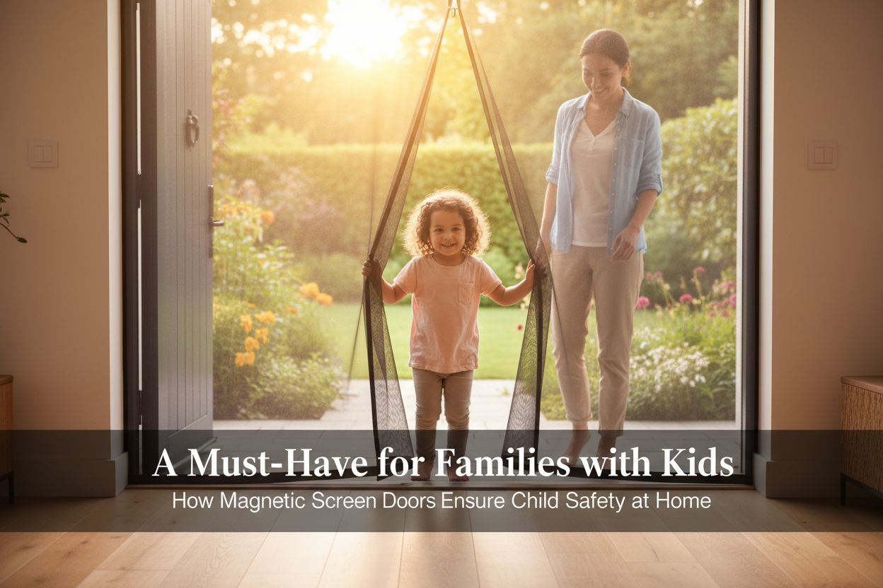 A Must-Have for Families with Kids: How Magnetic Screen Doors Ensure Child Safety at Home