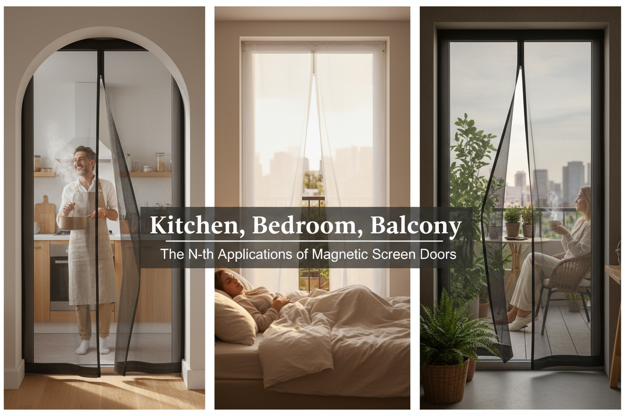 Kitchen, Bedroom, Balcony: The N-th Applications of Magnetic Screen Doors