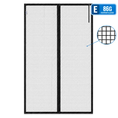 E Series 86G | 01 Amief Home Everyday Classic Magnetic Screen Door – main product image with mesh weight badge
