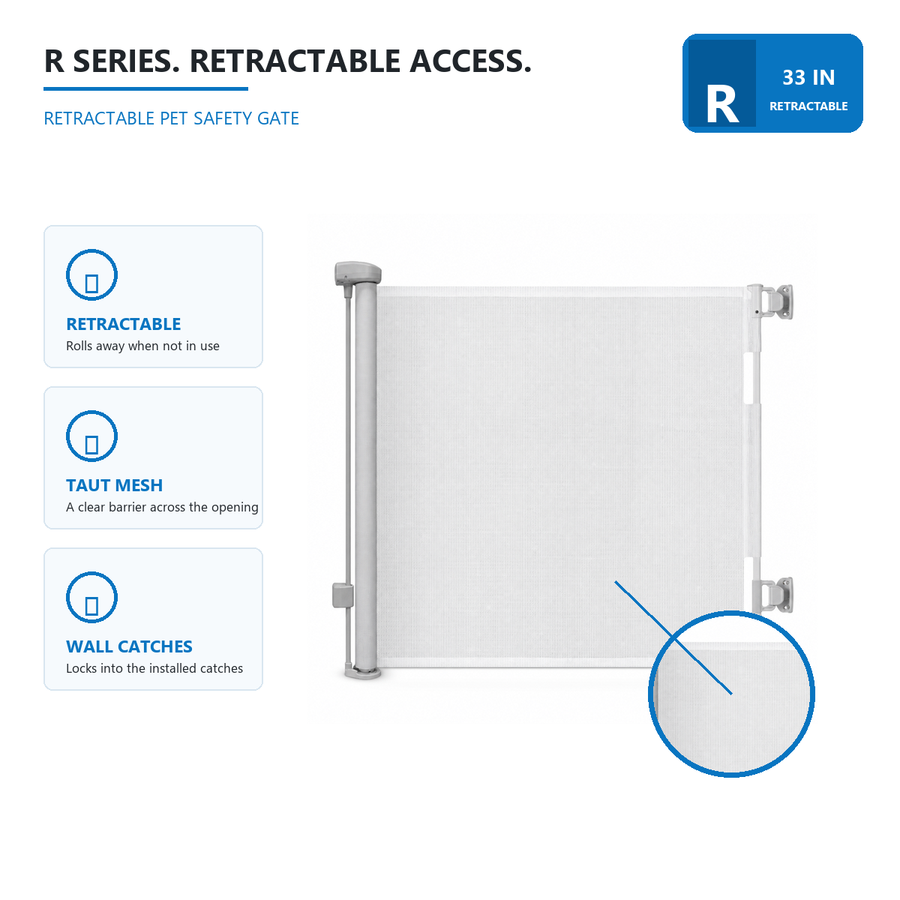 Amief Home retractable pet safety gate core benefits