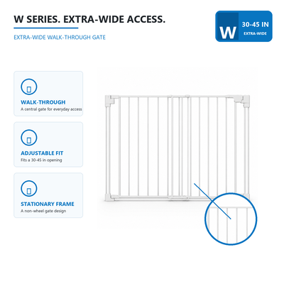 Amief Home extra-wide walk-through pet gate core benefits