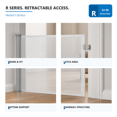 Amief Home retractable pet safety gate product details