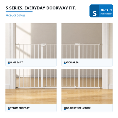 Amief Home walk-through indoor pet gate product details
