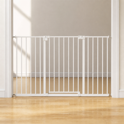 Amief Home walk-through indoor pet gate opening detail