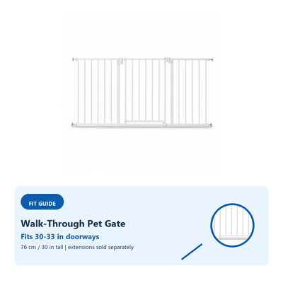 Amief Home walk-through indoor pet gate fit guide
