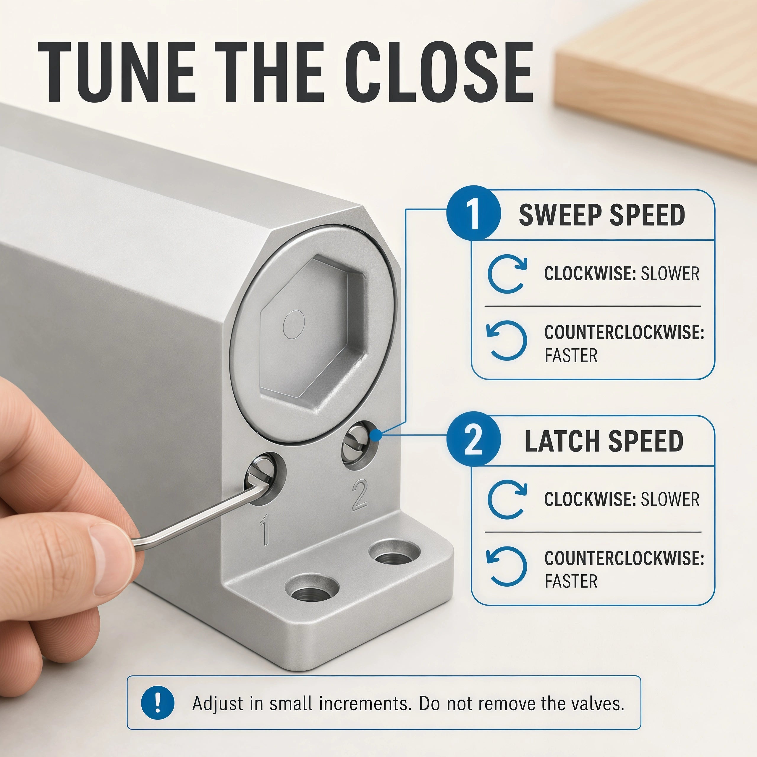 AMIEF HOME Adjustable Hydraulic Door Closer