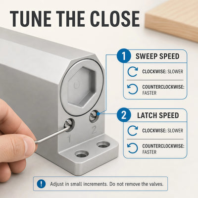 AMIEF HOME Adjustable Hydraulic Door Closer