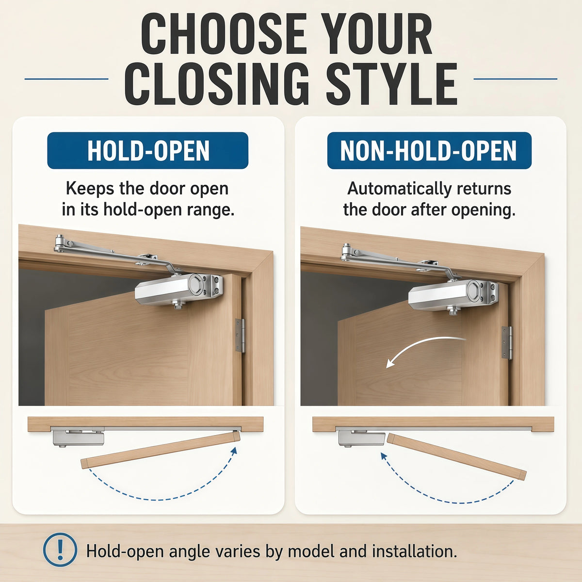 AMIEF HOME Adjustable Hydraulic Door Closer